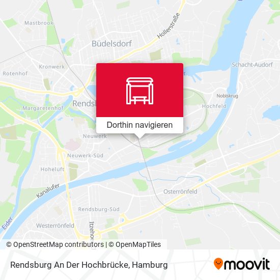 Rendsburg An Der Hochbrücke Karte