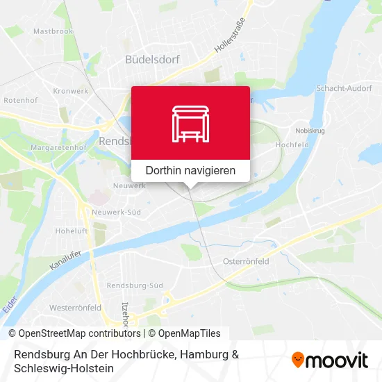 Rendsburg An Der Hochbrücke Karte