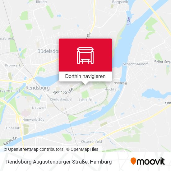 Rendsburg Augustenburger Straße Karte