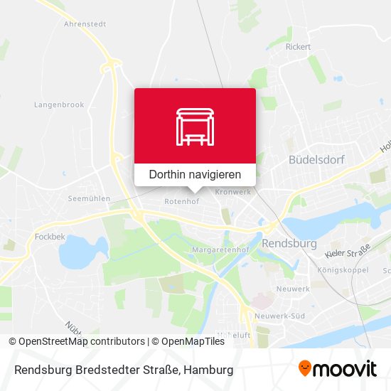 Rendsburg Bredstedter Straße Karte