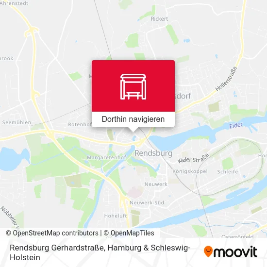 Rendsburg Gerhardstraße Karte