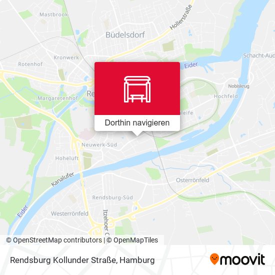 Rendsburg Kollunder Straße Karte
