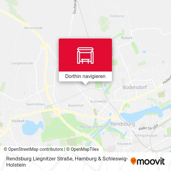 Rendsburg Liegnitzer Straße Karte
