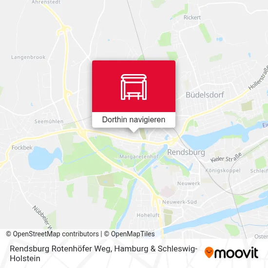 Rendsburg Rotenhöfer Weg Karte