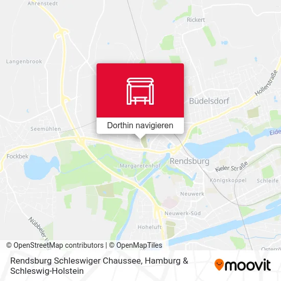 Rendsburg Schleswiger Chaussee Karte