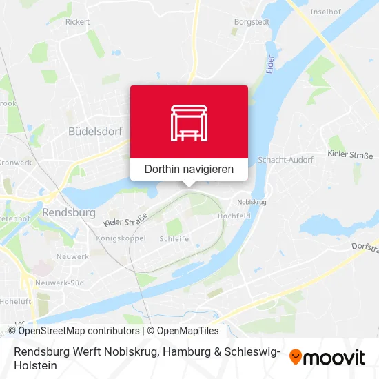 Rendsburg Werft Nobiskrug Karte
