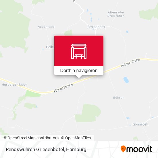 Rendswühren Griesenbötel Karte