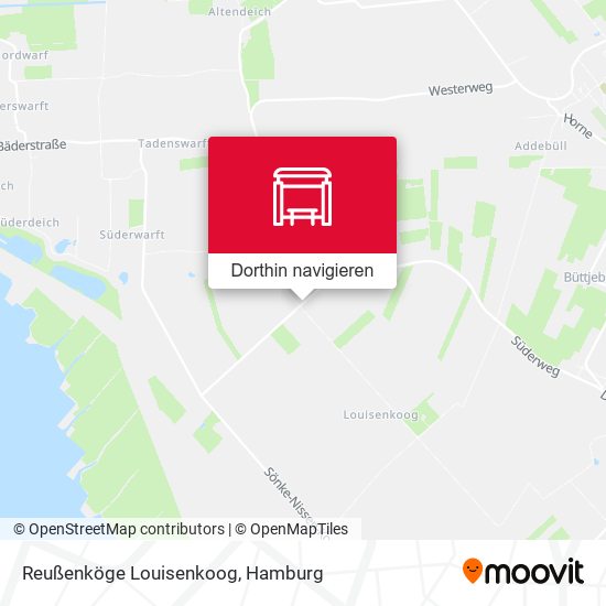 Reußenköge Louisenkoog Karte