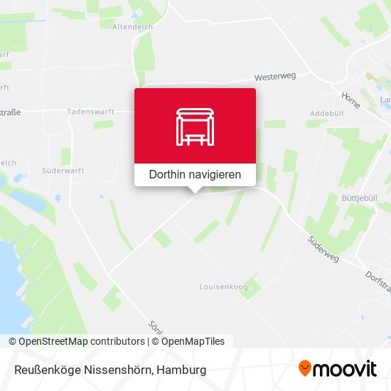 Reußenköge Nissenshörn Karte