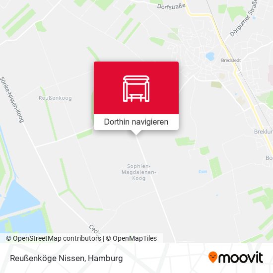 Reußenköge Nissen Karte