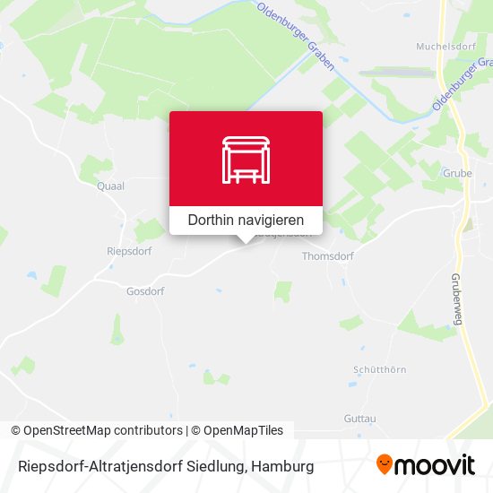Riepsdorf-Altratjensdorf Siedlung Karte