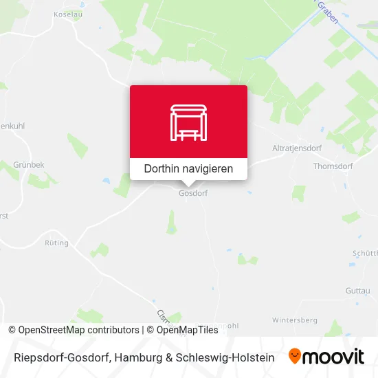 Riepsdorf-Gosdorf Karte