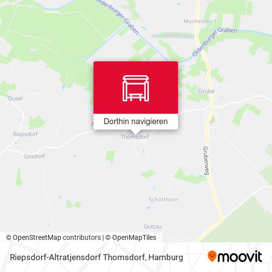 Riepsdorf-Altratjensdorf Thomsdorf Karte