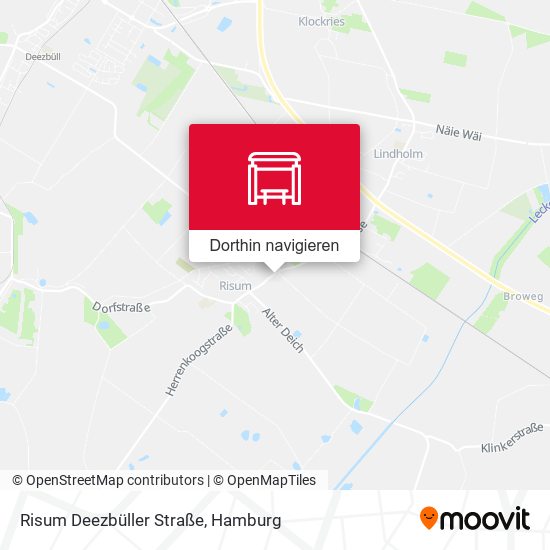 Risum Deezbüller Straße Karte