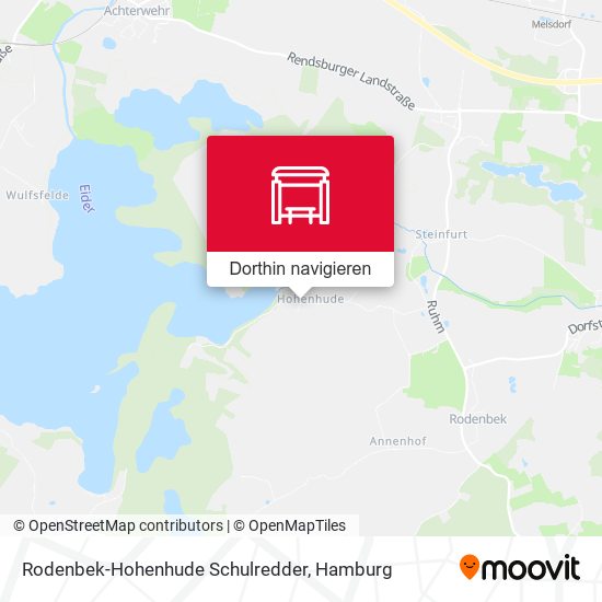 Rodenbek-Hohenhude Schulredder Karte