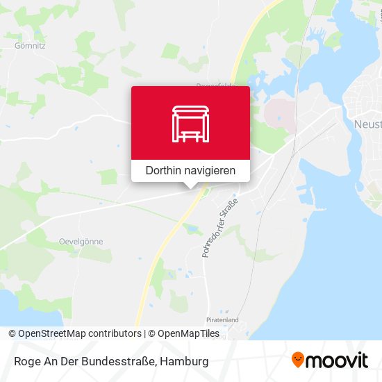 Roge An Der Bundesstraße Karte