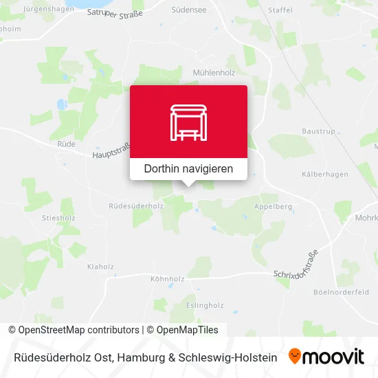 Rüdesüderholz Ost Karte