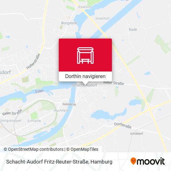 Schacht-Audorf Fritz-Reuter-Straße Karte
