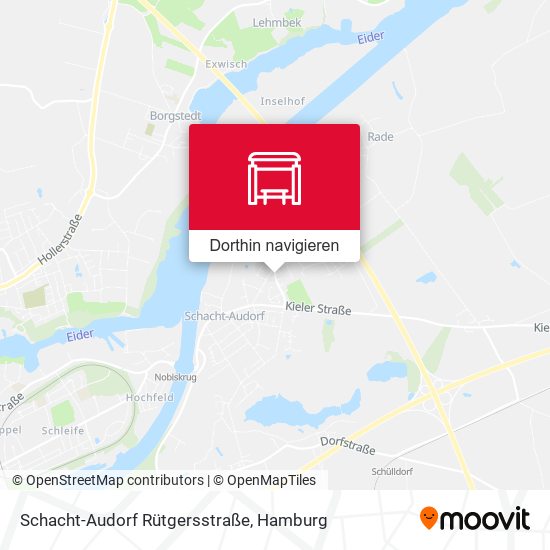 Schacht-Audorf Rütgersstraße Karte