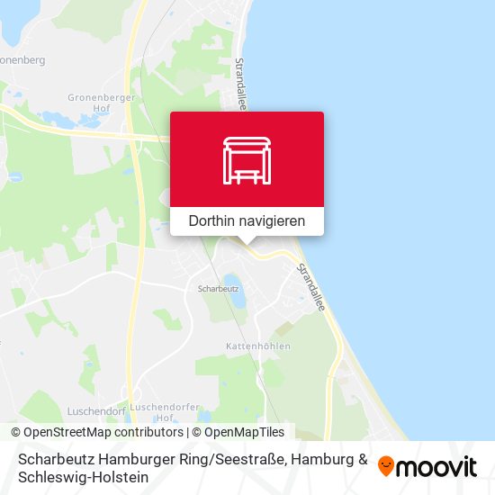 Scharbeutz Hamburger Ring / Seestraße Karte