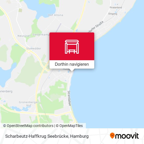 Scharbeutz-Haffkrug Seebrücke Karte