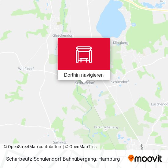 Scharbeutz-Schulendorf Bahnübergang Karte