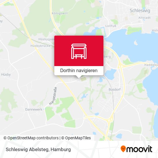 Schleswig Abelsteg Karte