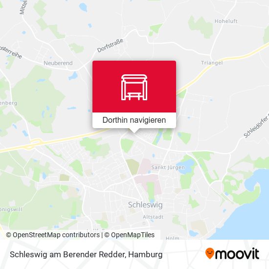 Schleswig am Berender Redder Karte