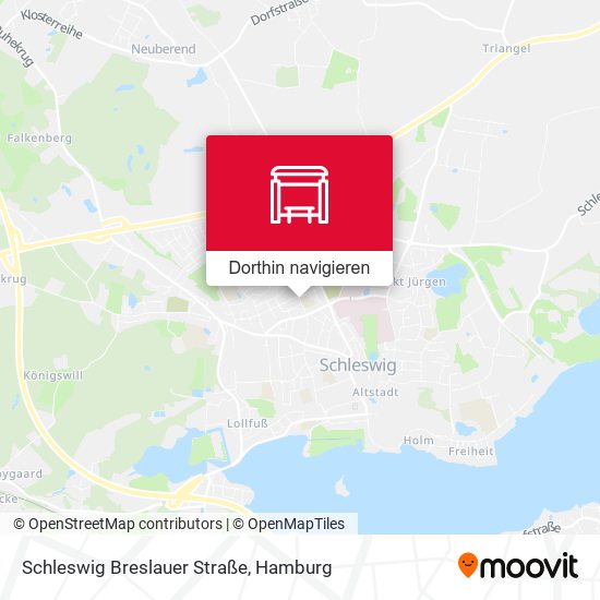Schleswig Breslauer Straße Karte