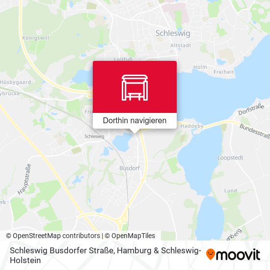 Schleswig Busdorfer Straße Karte