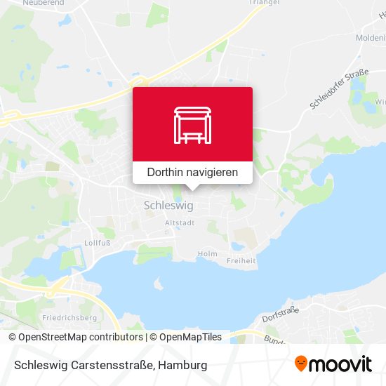 Schleswig Carstensstraße Karte