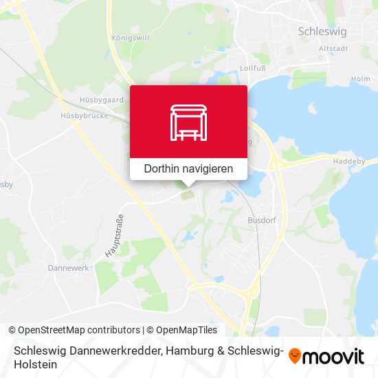 Schleswig Dannewerkredder Karte
