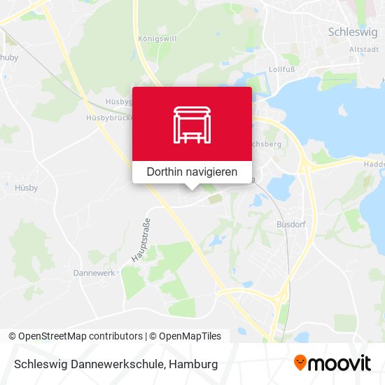 Schleswig Dannewerkschule Karte