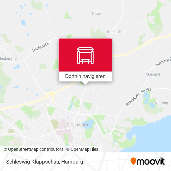 Schleswig Klappschau Karte