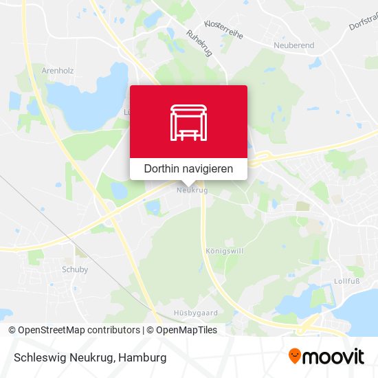 Schleswig Neukrug Karte