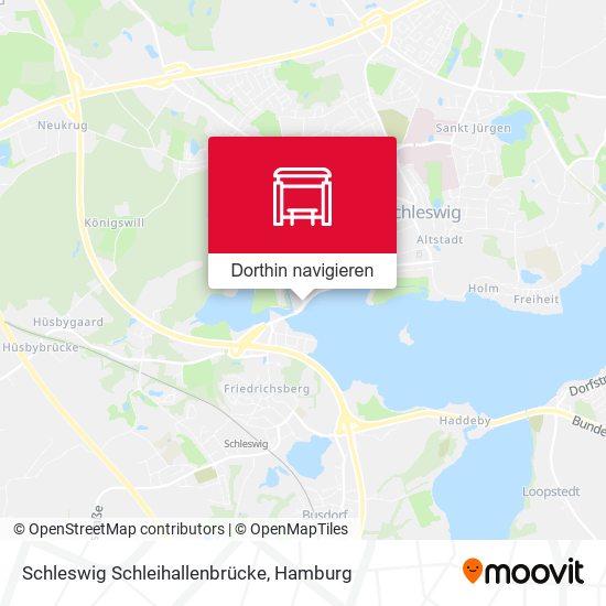 Schleswig Schleihallenbrücke Karte