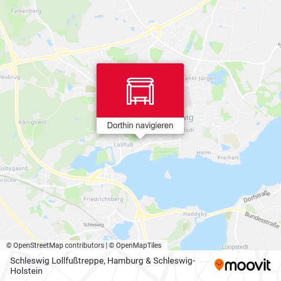 Schleswig Lollfußtreppe Karte