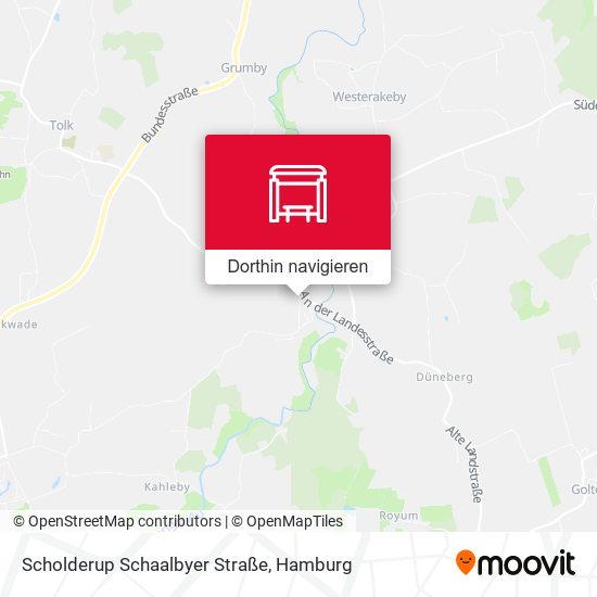 Scholderup Schaalbyer Straße Karte