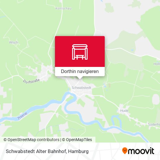 Schwabstedt Alter Bahnhof Karte