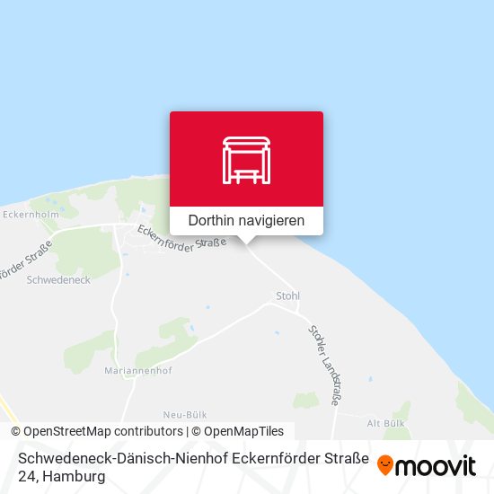 Schwedeneck-Dänisch-Nienhof Eckernförder Straße 24 Karte