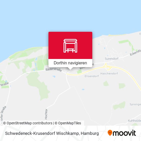 Schwedeneck-Krusendorf Wischkamp Karte