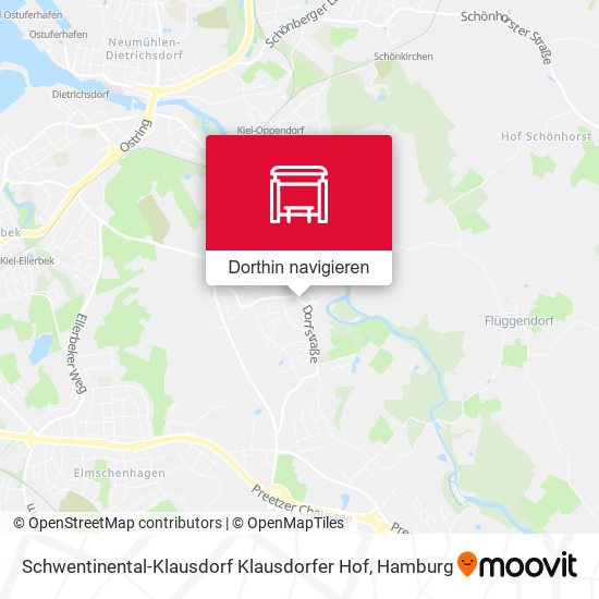 Schwentinental-Klausdorf Klausdorfer Hof Karte