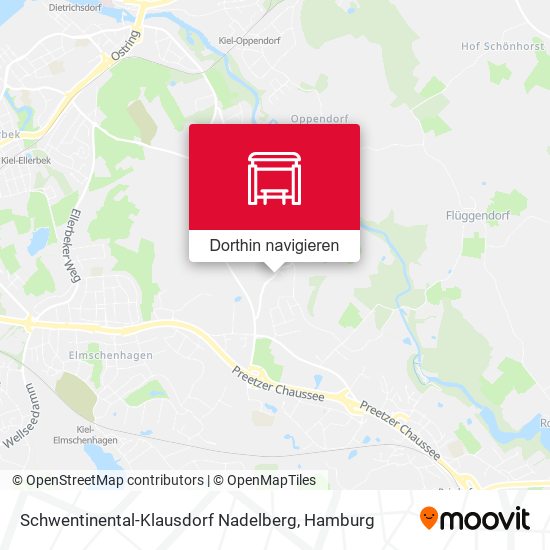 Schwentinental-Klausdorf Nadelberg Karte