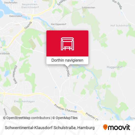 Schwentinental-Klausdorf Schulstraße Karte