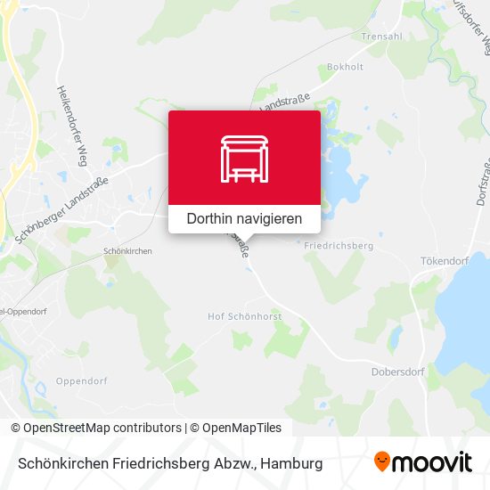 Schönkirchen Friedrichsberg Abzw. Karte