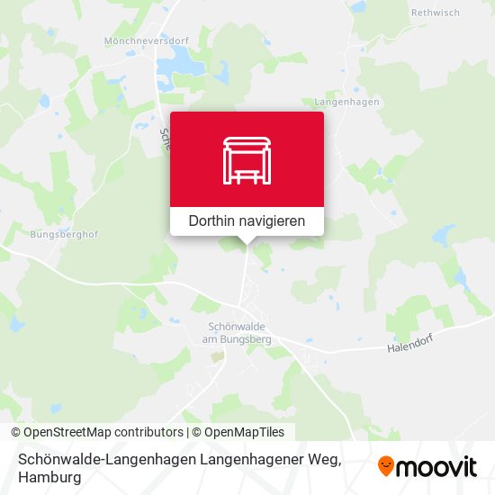 Schönwalde-Langenhagen Langenhagener Weg Karte