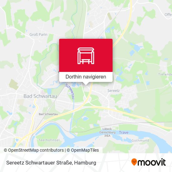 Sereetz Schwartauer Straße Karte