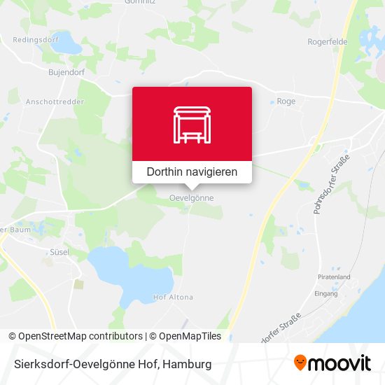 Sierksdorf-Oevelgönne Hof Karte