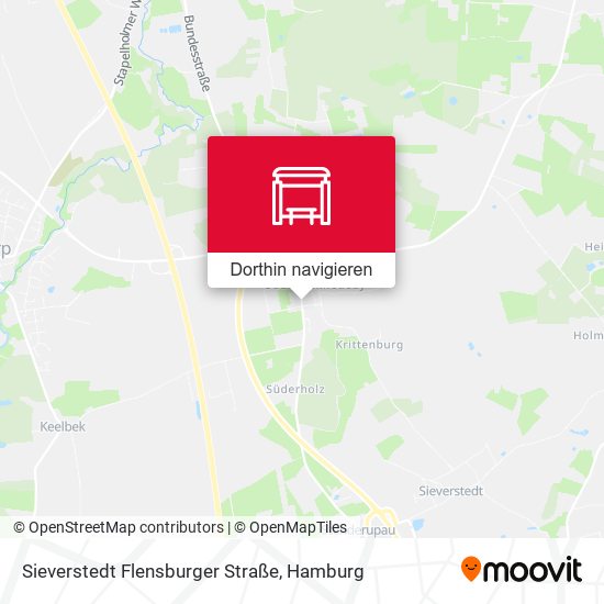 Sieverstedt Flensburger Straße Karte