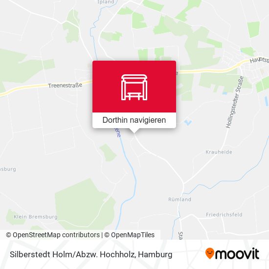 Silberstedt Holm / Abzw. Hochholz Karte